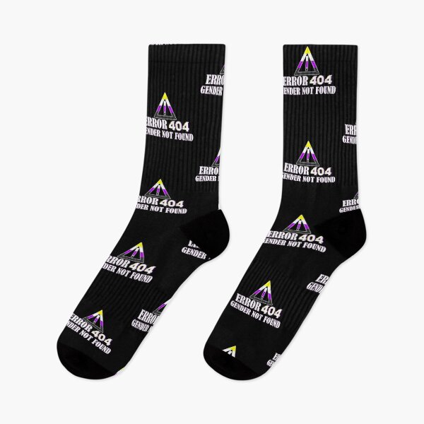 Item preview, Error 404 Gender Not Found Non Binary Agender LGBTQ Pride designed and sold by Jubiquirky.