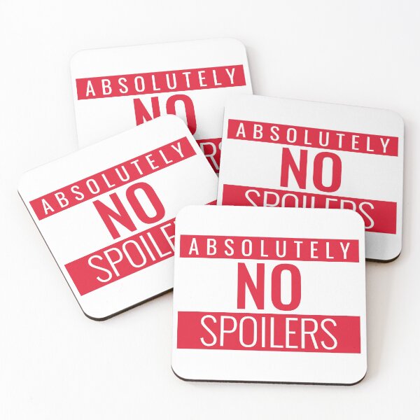 Item preview, Absolutely No Spoilers (On White) designed and sold by AbsurdlyEpic.