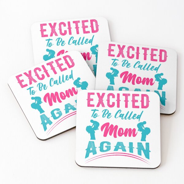 Item preview, Excited To Be Called Mom Again designed and sold by AmethystMurad.