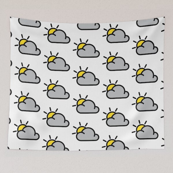 Item preview, Weather Icon - Partly Cloudy designed and sold by HanzDesign.