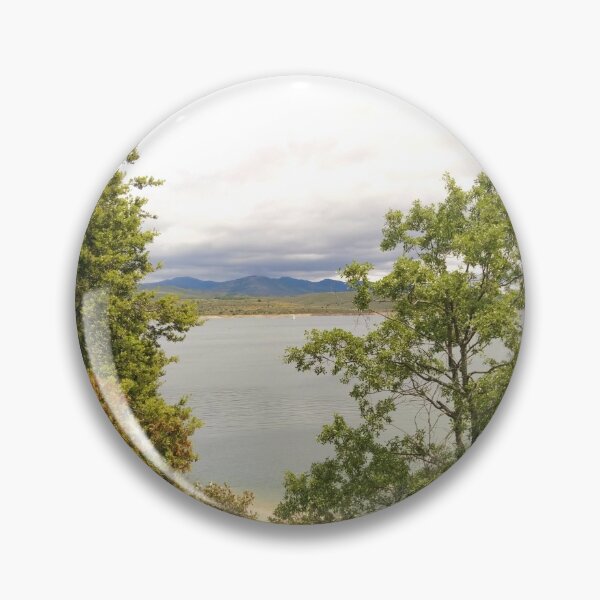Item preview, Mountain range through the trees designed and sold by tattib.
