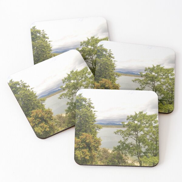 Item preview, Mountain range through the trees designed and sold by tattib.