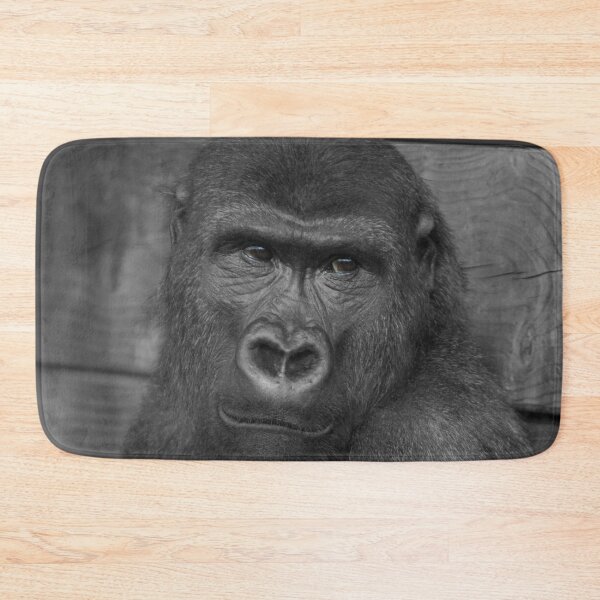 Item preview, Gorilla Portrait Mono designed and sold by rawshutterbug.