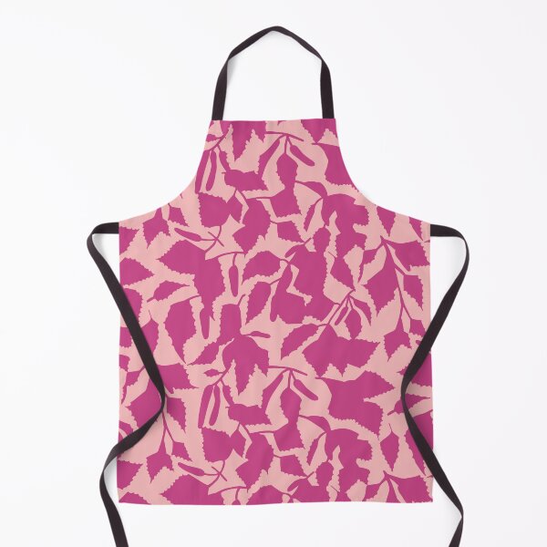 Item preview, Birch foliage fuchsia on light pink, seamless pattern designed and sold by colorofmagic.