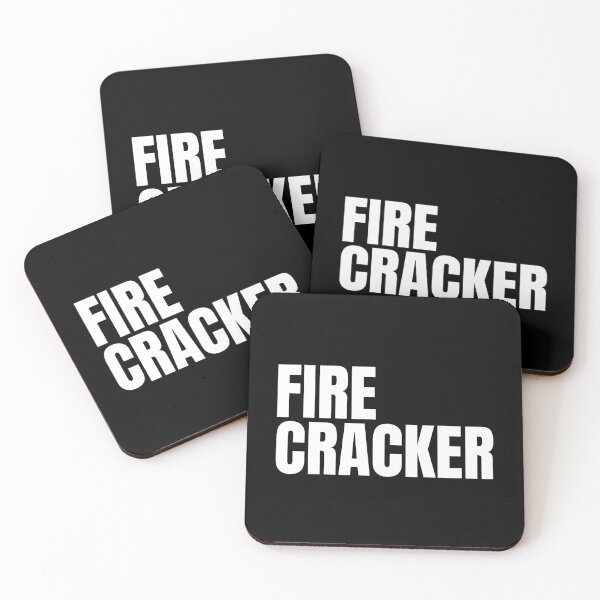 Item preview, Fire Cracker - FIRE movement- white text on black designed and sold by katiekendall.