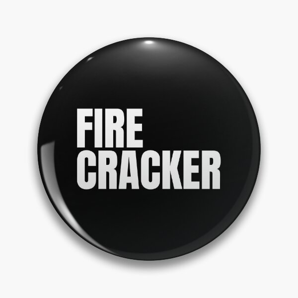 Item preview, Fire Cracker - FIRE movement- white text on black designed and sold by katiekendall.