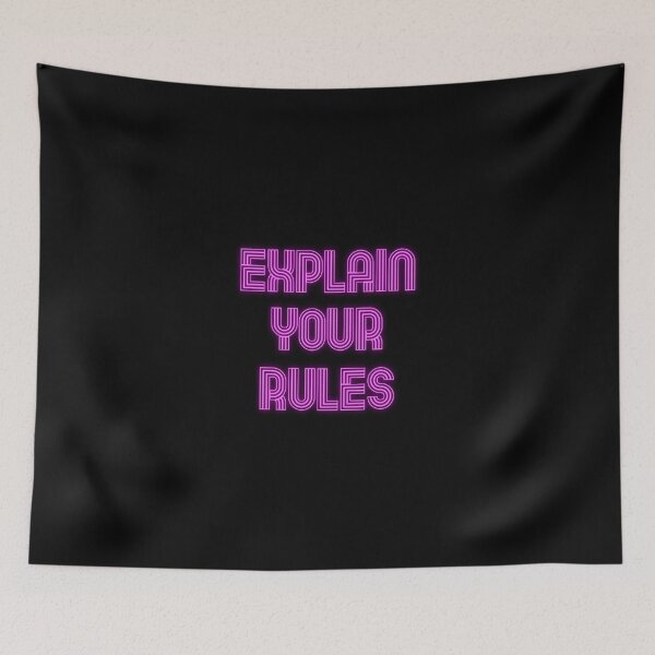 Item preview, Explain Your Rules  designed and sold by VikiQuick.