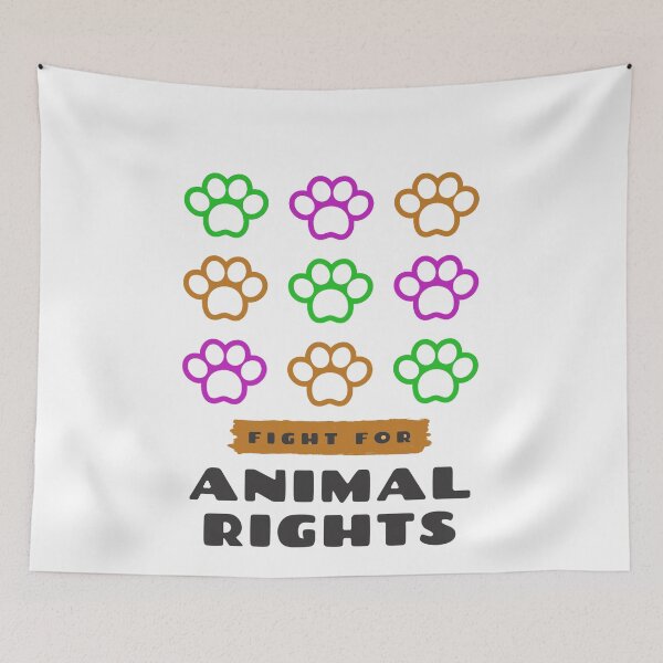 Item preview, Fight For ! Animal Rights - for animal lover designed and sold by Fersworks Bar. ⭐⭐⭐⭐⭐.