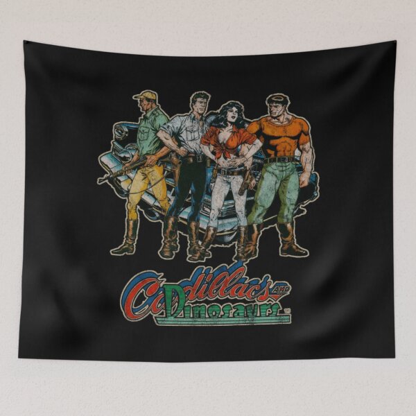 Item preview, Capcom T-ShirtCadillacs and dinosaurs (Distressed) designed and sold by MapBon.
