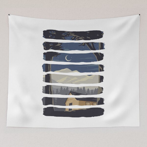 Item preview, Cabin Life Mountain Camping Vacation Nature Wilderness designed and sold by MintedFresh.