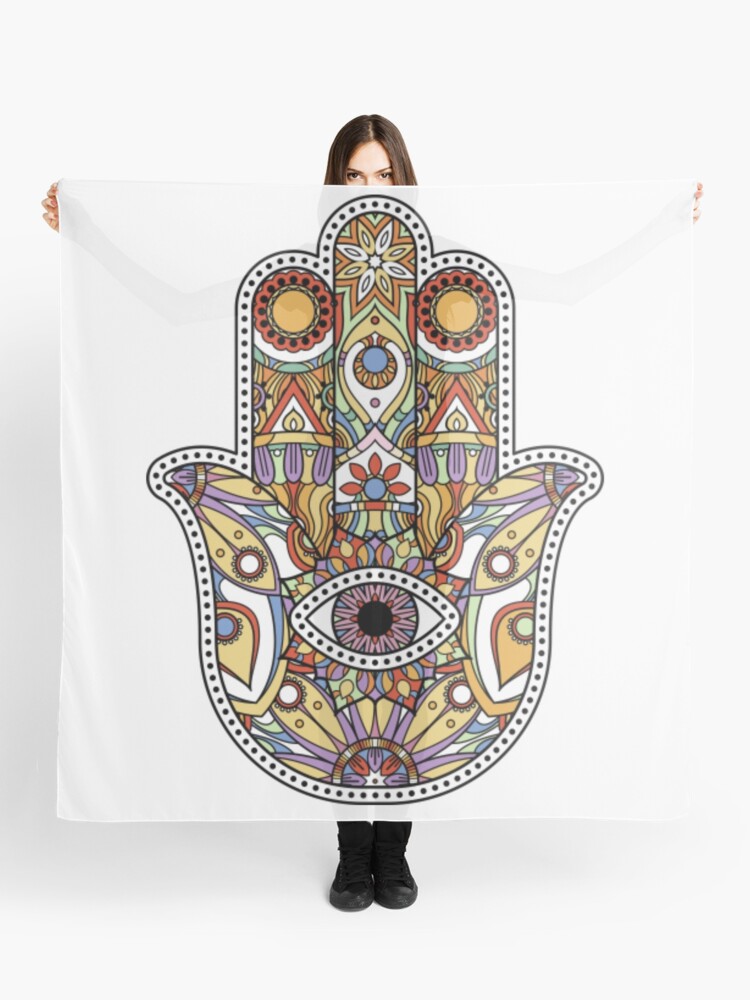 Hamsa T-Shirtla mano de fatima Sticker for Sale by MapBon