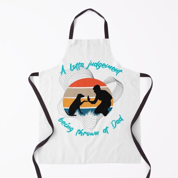 Item preview, A Lotta Judgement being thrown at Dad (doggie and Dad) designed and sold by HamiltonmagicTs.