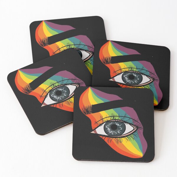 Item preview, Pride flag eye designed and sold by Mermaidssparkle.