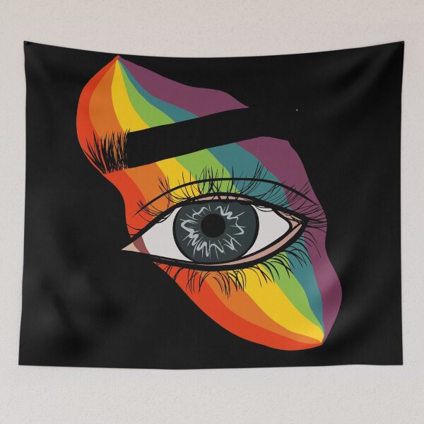 Item preview, Pride flag eye designed and sold by Mermaidssparkle.
