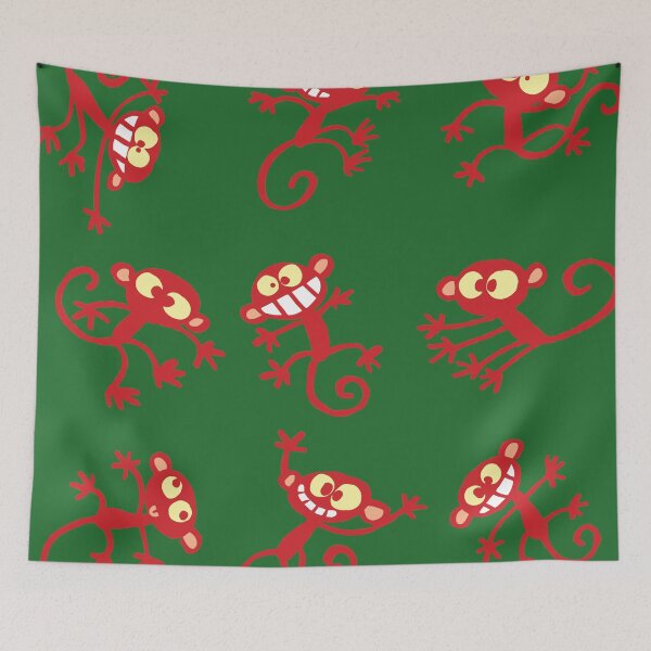 Item preview, merry monkeys jump around designed and sold by duxpavlic.