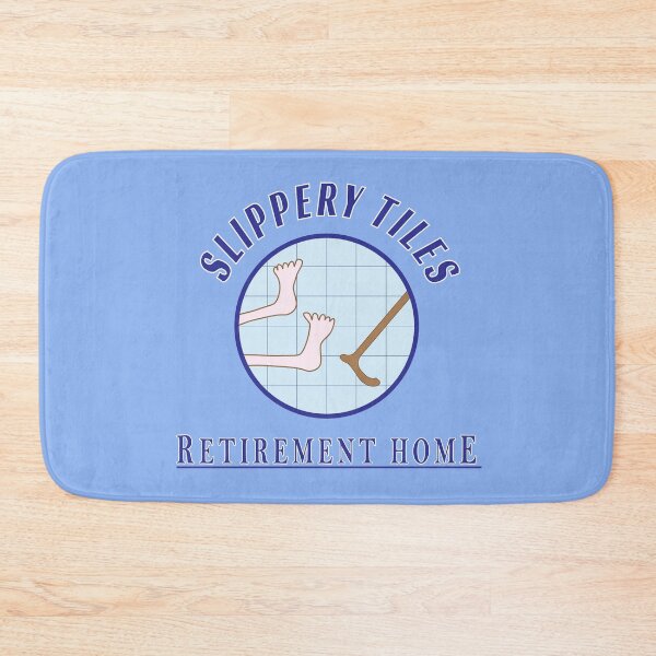 Item preview, Slippery Tiles Retirement Home designed and sold by skocartwork.