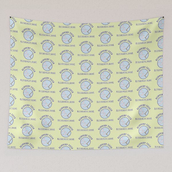Item preview, Slippery Tiles Retirement Home designed and sold by skocartwork.