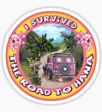 I survived the Road to Hana Sticker
