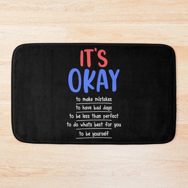 Item preview, It's Okay To Make Mistakes Be Yourself Feminist Feminism designed and sold by Nessshirts.