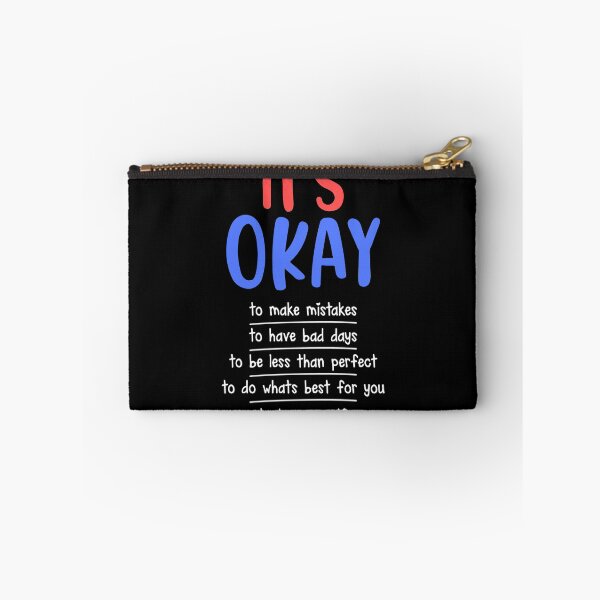Item preview, It's Okay To Make Mistakes Be Yourself Feminist Feminism designed and sold by Nessshirts.