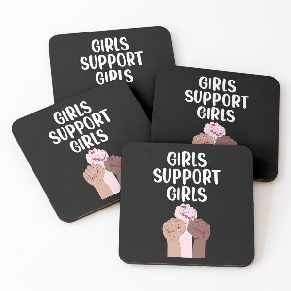 Item preview, Girls Support Girls Woman Power Feminism Empowered Women designed and sold by Nessshirts.