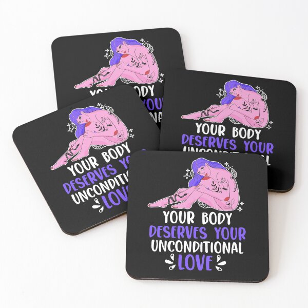 Item preview, Your Body Deserves Your Unconditional Love Inspiring Women designed and sold by Nessshirts.