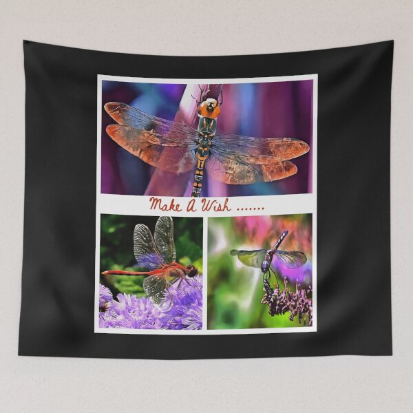 Item preview, Make A Wish Artistic Dragonfly Collage Long Sleeve TShirt39 designed and sold by alyssanmpmju.