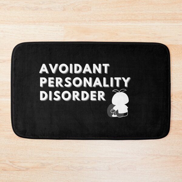 Item preview, Avoidant Personality Disorder - #end the stigma print sticker designed and sold by ThousandAutumns.