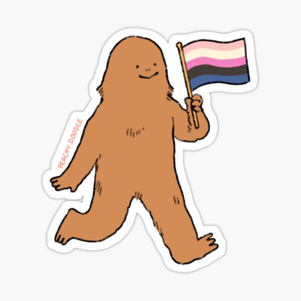 Item preview, Pride cryptids - gender fluid  designed and sold by peachy-doodle.