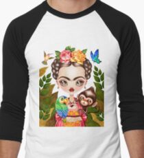 Frida Querida Men's Baseball ¾ T-Shirt