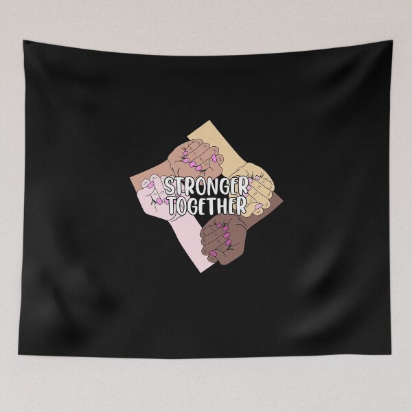 Item preview, Female Stronger Together Girl Power Empowered Women Feminism designed and sold by Nessshirts.