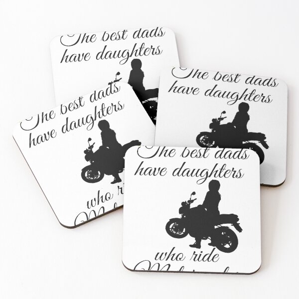 Item preview, The best dads have daughters who ride motorcycles. designed and sold by Preetydesign.