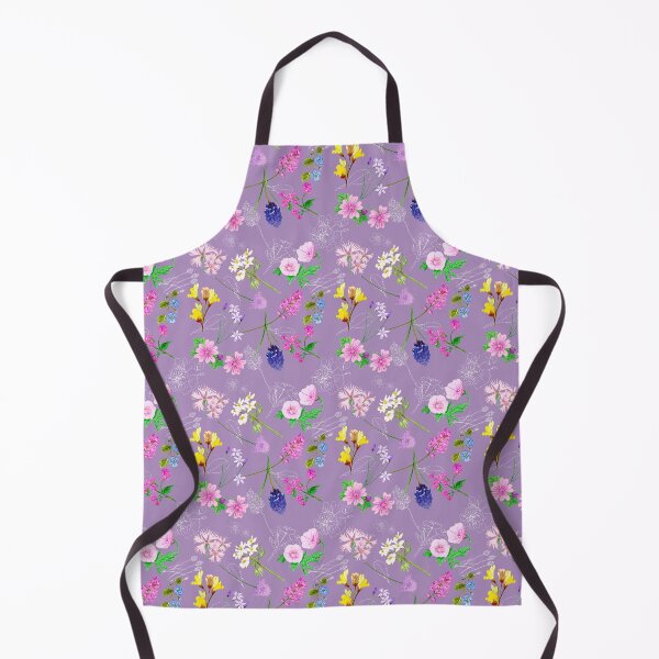 Item preview, Wild Flower on lilac designed and sold by by Mònica Roca.
