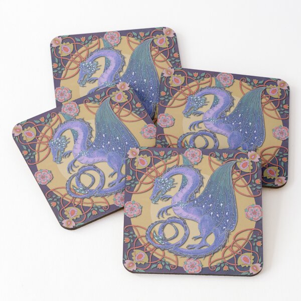 Item preview, Celtic Medieval Celestial Sky Dragon designed and sold by lottibrown.