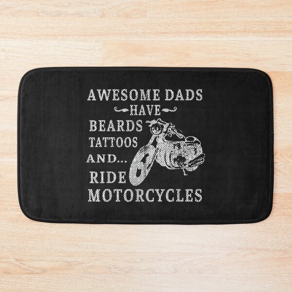 Item preview, Mens Awesome Dads Have Tattoo Beards Ride Motorcycles Fathers Day TShirt5 designed and sold by alyssanmpmju.