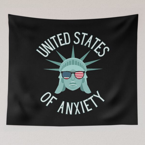 Item preview, United States of Anxiety designed and sold by Mixture-DESIGN.