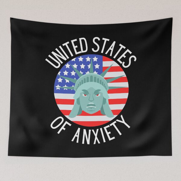 Item preview, United States of Anxiety designed and sold by Mixture-DESIGN.