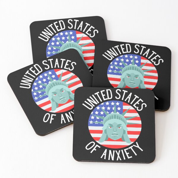 Item preview, United States of Anxiety designed and sold by Mixture-DESIGN.