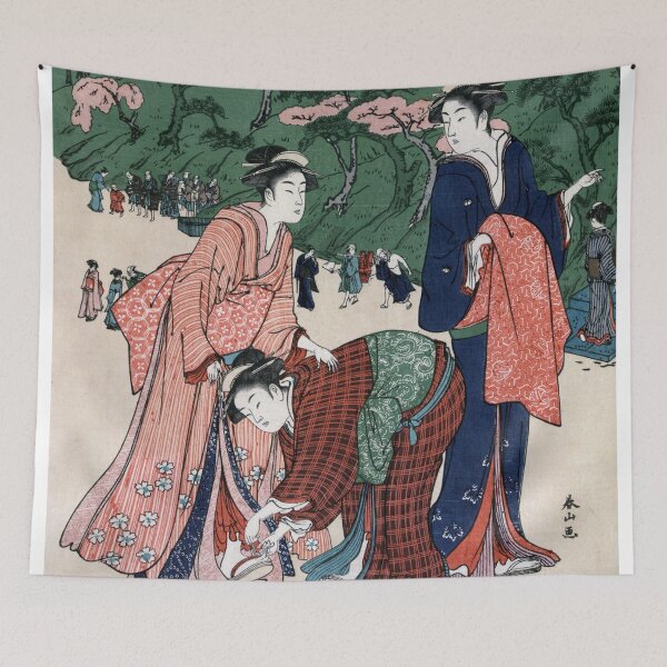 Item preview, Japanese Vintage Art (3 Women On A Road) designed and sold by Pendy777.