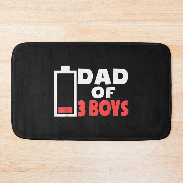 Item preview, Mens Funny Fathers Day Shirts Tired Dad Of 3 Boys Three Sons Cute designed and sold by alyssanmpmju.