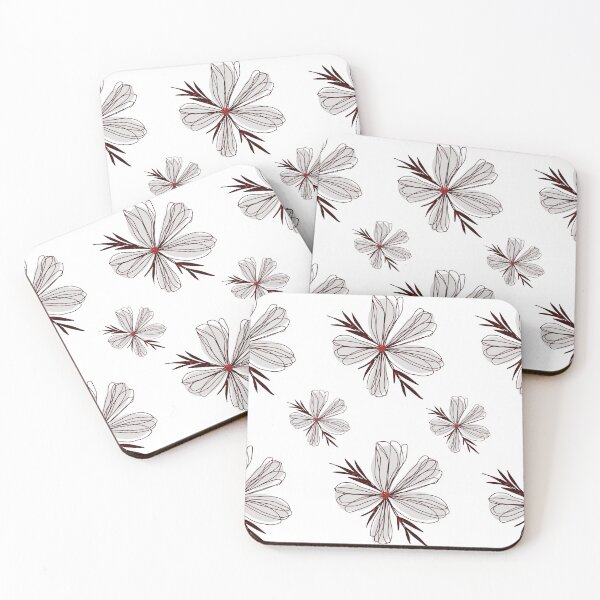 Item preview, Beautiful White And Brown Floral Pattern designed and sold by Nesro34.