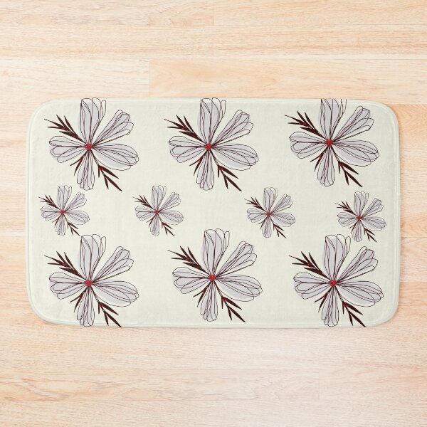 Item preview, Beautiful White And Brown Floral Pattern designed and sold by Nesro34.