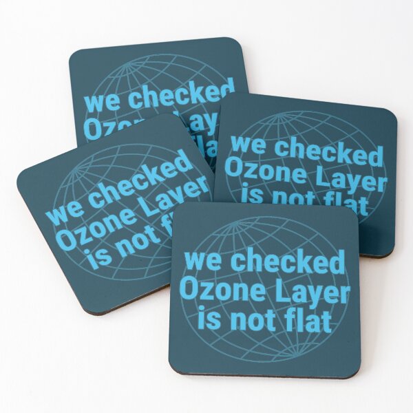 Item preview, We Checked Ozone Layer Is Not Flat - Funny Climate Change - Ozone Layer Depletion designed and sold by DrawingBoard.