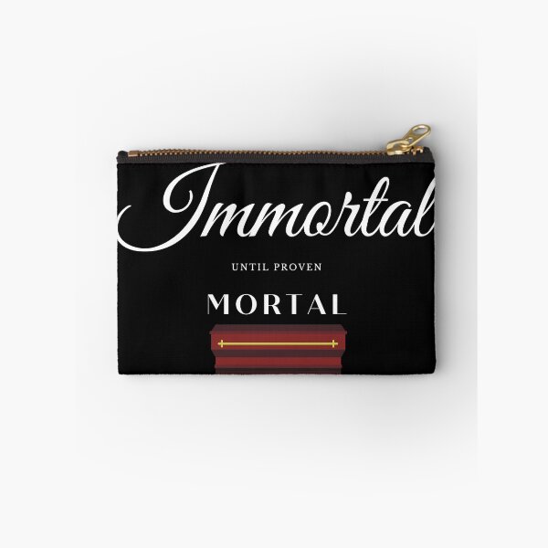 Item preview, Immortal until proven mortal print sticker designed and sold by ThousandAutumns.