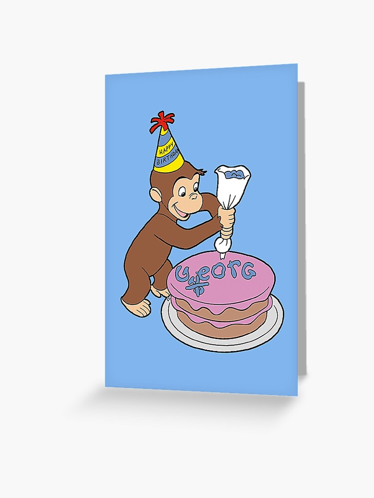 curious george birthday hat