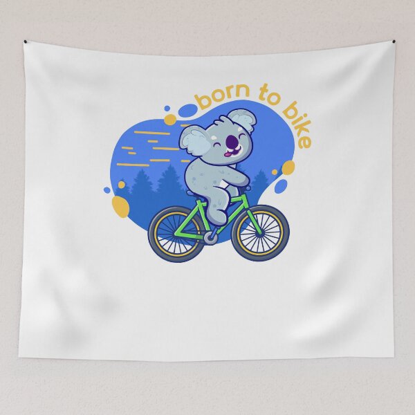 Item preview, Born to Bike I Bicycle Koala I Cyclist designed and sold by lotushaza.