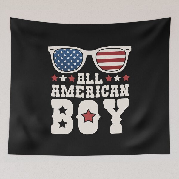 Item preview, All American Boy 4th of July US Flag Sunglasses Texas Country Western Style  designed and sold by alenaz.