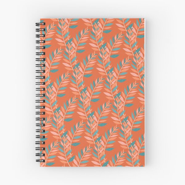 Item preview, Orange leaves pattern designed and sold by fowons.