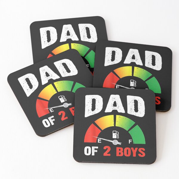 Item preview, Mens Tired Dad Of 2 Boys  Father With Two Sons Low Fuel designed and sold by alyssanmpmju.