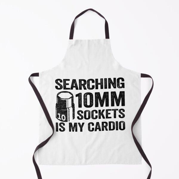 Item preview, Searching 10mm Sockets Is My Cardio Funny Mechanic designed and sold by Stronzi.